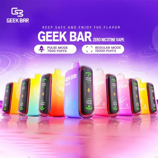 Geek Bar Pulse Vape 无尼古丁电子烟 一次性-零尼古丁-不含尼古丁 - 15000 口 - Geek-Bar.Org