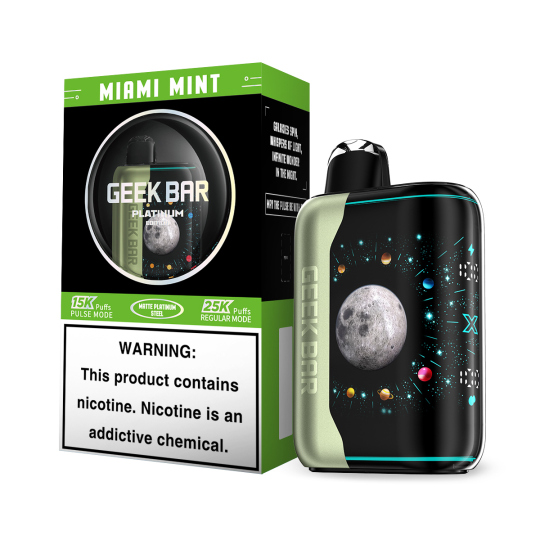 Geek Bar Pulse X Platinum Edition Disposable Vape - 25000 Puffs - Geek-Bar.Org