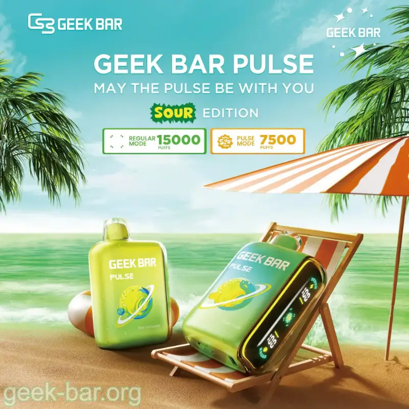 Geek Bar Pulse Sour Edition 电子烟 15000 口一次性 - Geek-Bar.Org